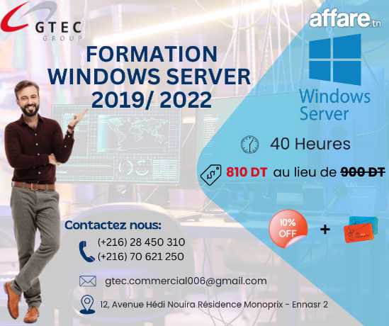 Formation Windows Server : Devenez Administrateur Système