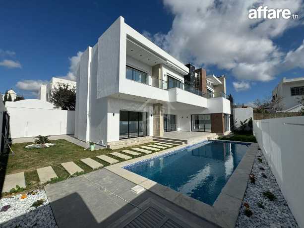 Villa toute neuve avec piscine à Hammamet ZoneCraxi à vendre