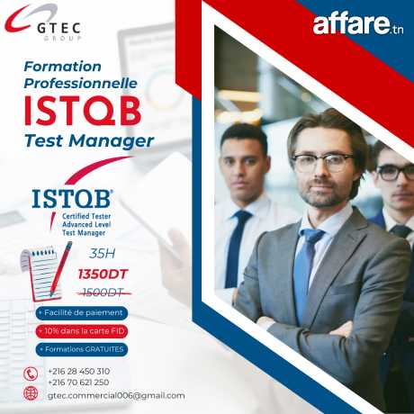 Formation et Certification ISTQB Avancé Test Manager 