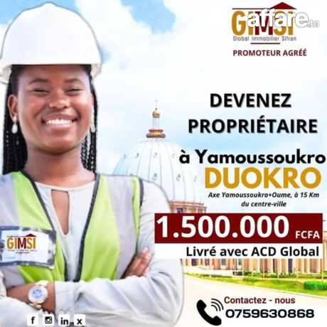 PROMO TERRAIN YAMOUSSOUKRO( COTE D'IVOIRE) 