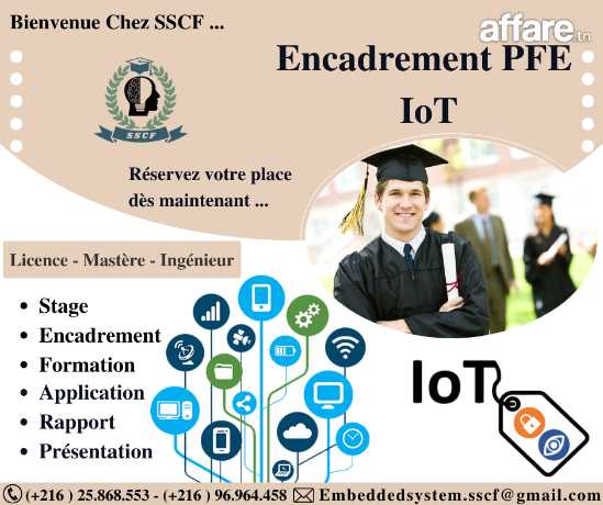 Encadrement PFE 2025 en IOT 