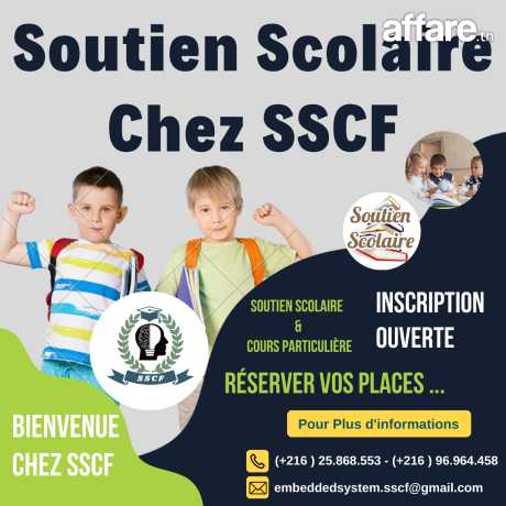 Soutien scolaire chez SSCF 