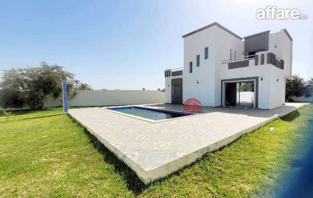 VILLA AVEC PISCINE À TEMLEL DJERBA MIDOUN ZA - RÉF V679