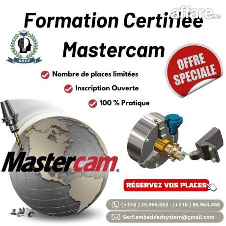 Formation en Mastercam