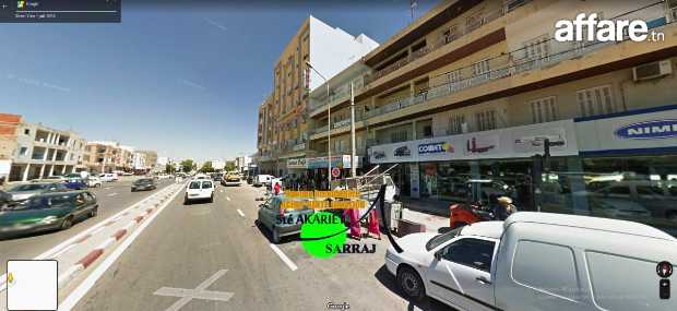 #Terrain [#180M² = #Deux Façades] Sur #GP1 #Hammem Sousse 