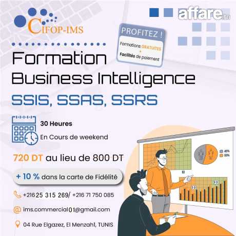 Formation Business Intelligence MSBI GSM : +216 25 315 269