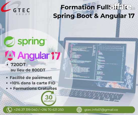 Formation FullStack Spring Boot & Angular 17