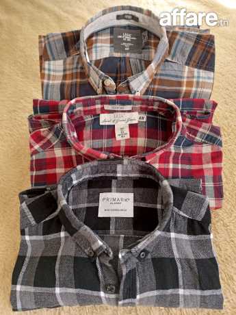 Lot de 3 chemises casual 